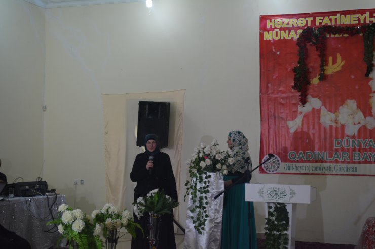 Gürcüstan Əhli-Beyt (ə) cəmiyyətində “Atasının anası” adlı bayram tədbiri qeyd olundu (Foto-Video)