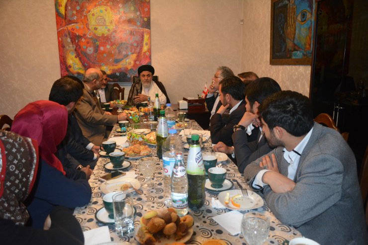 Seyid Əli Əkbər Ocaq Necad Gürcüstan Əhli-Beyt (ə) Cəmiyyətində qonağ oldu (Foto)