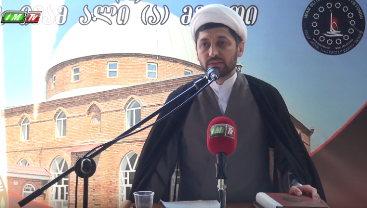 Marneuli İmam Əli (ə) məscidində növbəti cümə namazı qılındı