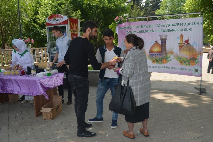 “Əhli-Beyt (ə)" Cəmiyyəti təşkilatçılığı ilə bu gün Marneuli şəhərində su aksiyası keçirildi (Foto)