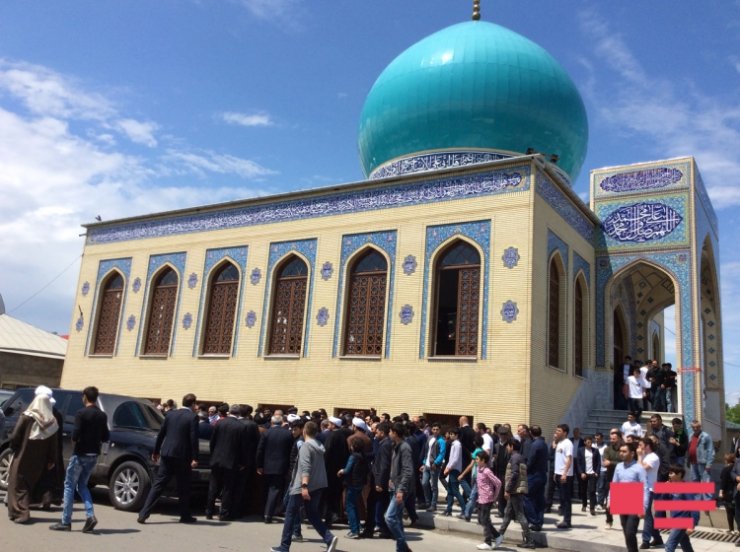 Ayətullah Sistaninin nümayəndəsi Marneuliyə səfər etdi - Foto 