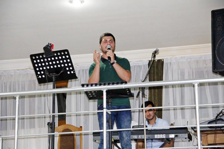 GÜRCÜSTANDA HZ. İMAM HƏSƏNİN (Ə) TƏVƏLLÜD MƏRASİMİ İFTAR ZAMANI KEÇİRİLİB (FOTO)