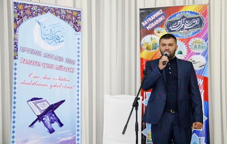 GÜRCÜSTANDA HZ. İMAM HƏSƏNİN (Ə) TƏVƏLLÜD MƏRASİMİ İFTAR ZAMANI KEÇİRİLİB (FOTO)