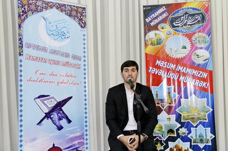 GÜRCÜSTANDA HZ. İMAM HƏSƏNİN (Ə) TƏVƏLLÜD MƏRASİMİ İFTAR ZAMANI KEÇİRİLİB (FOTO)