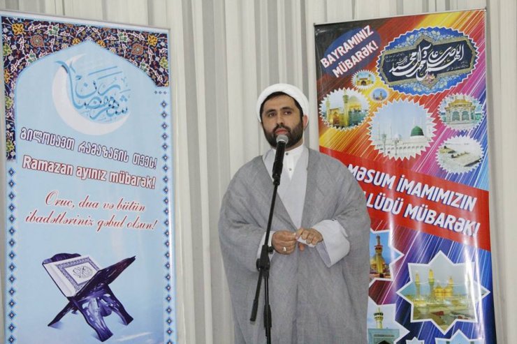 GÜRCÜSTANDA HZ. İMAM HƏSƏNİN (Ə) TƏVƏLLÜD MƏRASİMİ İFTAR ZAMANI KEÇİRİLİB (FOTO)