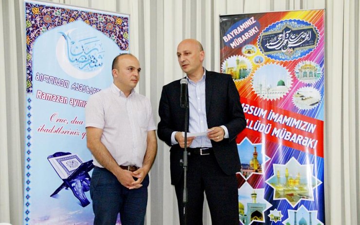 GÜRCÜSTANDA HZ. İMAM HƏSƏNİN (Ə) TƏVƏLLÜD MƏRASİMİ İFTAR ZAMANI KEÇİRİLİB (FOTO)