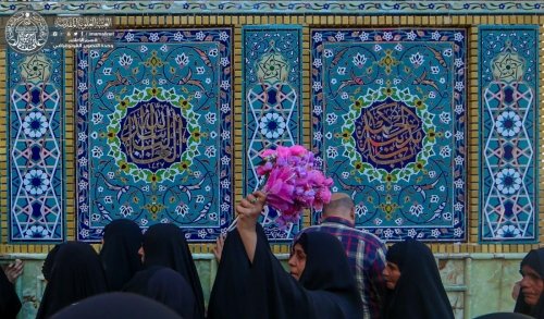 Nəcəfül-Əşrəfdəki İmam Əlinin (ə) pak hərəmində bayram coşqusu (Foto)