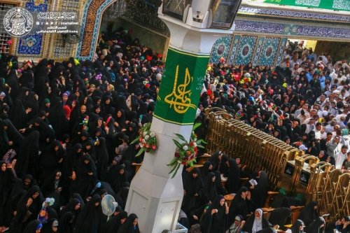 Nəcəfül-Əşrəfdəki İmam Əlinin (ə) pak hərəmində bayram coşqusu (Foto)