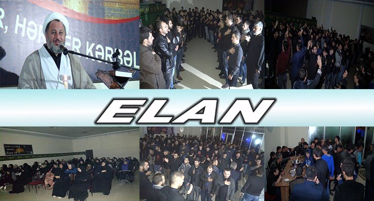 ELAN! Gürcüstan Əhli-beyt (ə) cəmiyyətində əza məclisi təşkil olunacaq (Video)