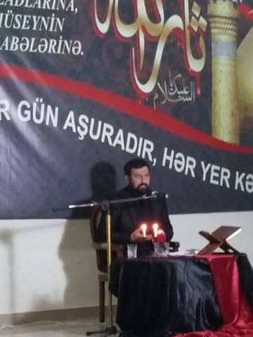 Gürcüstan Əhli-beyt (ə) Cəmiyyətində əza məclisi təşkil olundu (Foto)