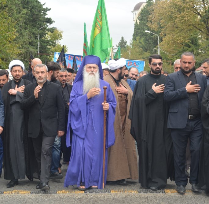 Gürcüstan, Marneuli şəhərində "Tasua" yürüşü keçirildi (Foto-Video)