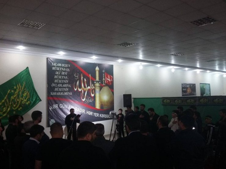 Gürcüstan Əhli-beyt (ə) Cəmiyyətində əza məclisi təşkil olundu (Foto)