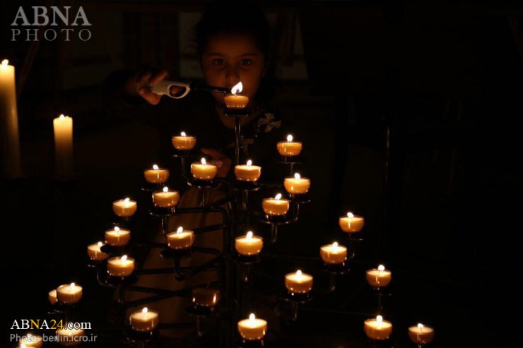  Almaniyada xristianlar kilsədə İmam Hüseynə (ə) əzadarlıq etdi - FOTO