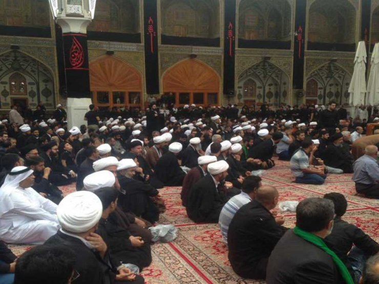 Kərbəlada dünyasını dəyişən müctehid son mənzilə yola salındı - FOTO