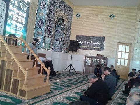 İmam Hüseyn (ə) məscidində Həzrəti Peyğəmbərin (s) vəfatı, İmam Həsən (ə) şəhadəti və İmam Rza (ə) şəhadəti münasibəti  ilə əza mərasimi keçirildi (Foto-Video)