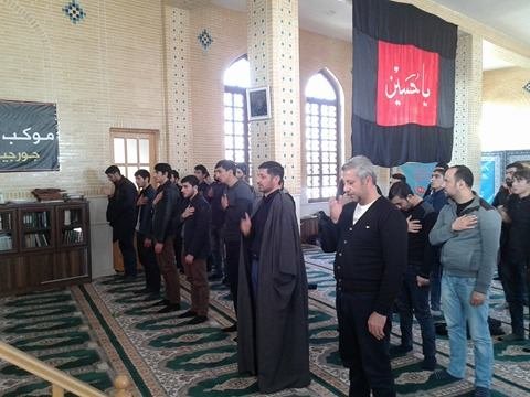 İmam Hüseyn (ə) məscidində Həzrəti Peyğəmbərin (s) vəfatı, İmam Həsən (ə) şəhadəti və İmam Rza (ə) şəhadəti münasibəti  ilə əza mərasimi keçirildi (Foto-Video)