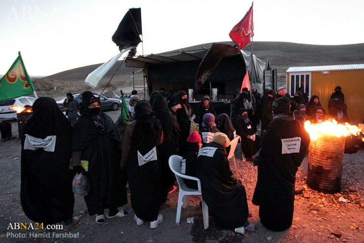 İmam Rzanın (ə) piyada zəvvarları (Foto)