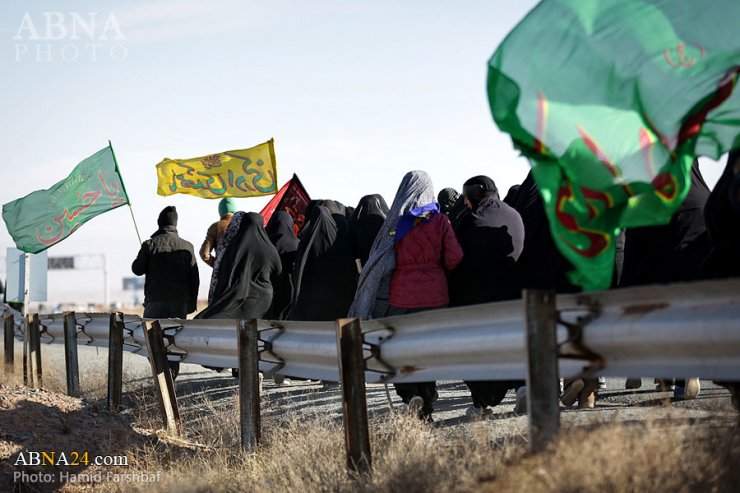 İmam Rzanın (ə) piyada zəvvarları (Foto)
