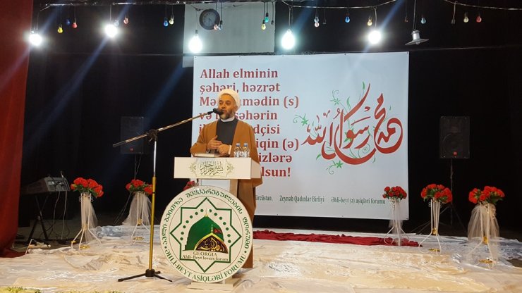 Gürcüstanda Həzrəti Məhəmmədin (s) və İmam Sadiqin (ə) mübarək mövludları və Vəhdət-həftəsi münasibəti ilə möhtəşəm bayram tədbiri keçirildi (Foto-Video)