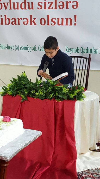 Gürcüstan Əhli-beyt (ə) cəmiyyətində Qurani-Kərimin qiraəti üzrə yarışma keçirildi (Foto-Video)