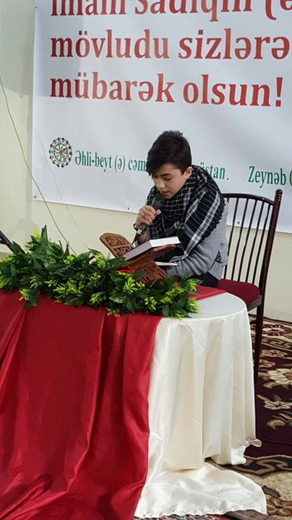 Gürcüstan Əhli-beyt (ə) cəmiyyətində Qurani-Kərimin qiraəti üzrə yarışma keçirildi (Foto-Video)