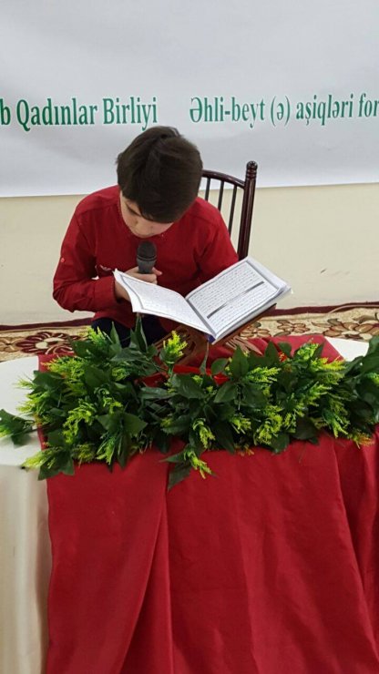 Gürcüstan Əhli-beyt (ə) cəmiyyətində Qurani-Kərimin qiraəti üzrə yarışma keçirildi (Foto-Video)