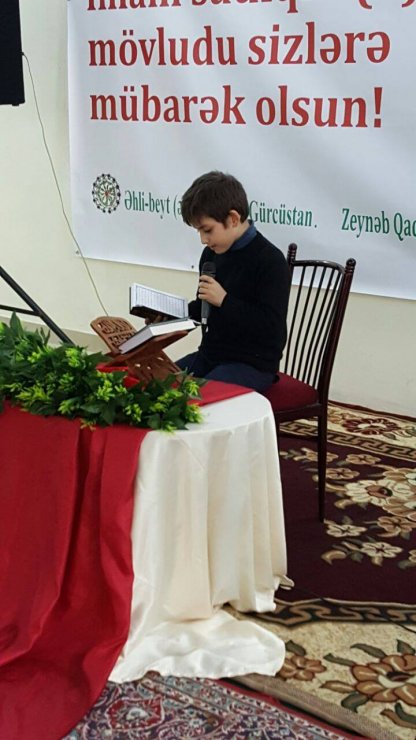 Gürcüstan Əhli-beyt (ə) cəmiyyətində Qurani-Kərimin qiraəti üzrə yarışma keçirildi (Foto-Video)