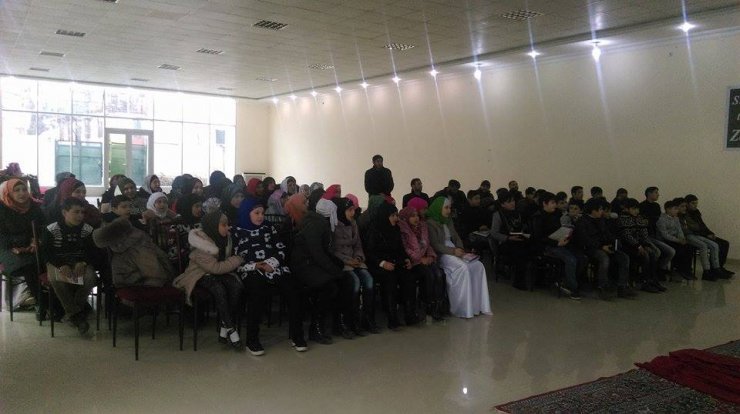 Gürcüstan Əhli-beyt (ə) cəmiyyətində Qurani-Kərimin qiraəti üzrə yarışma keçirildi (Foto-Video)