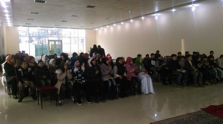 Gürcüstan Əhli-beyt (ə) cəmiyyətində Qurani-Kərimin qiraəti üzrə yarışma keçirildi (Foto-Video)