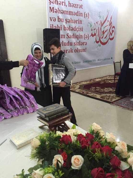 Gürcüstan Əhli-beyt (ə) cəmiyyətində Qurani-Kərimin qiraəti üzrə yarışma keçirildi (Foto-Video)