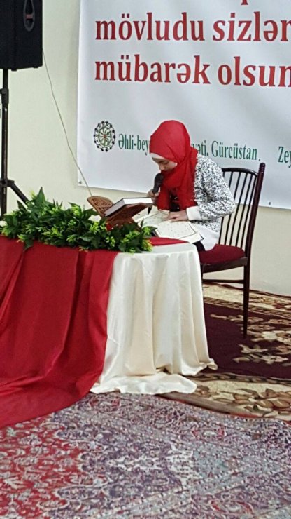 Gürcüstan Əhli-beyt (ə) cəmiyyətində Qurani-Kərimin qiraəti üzrə yarışma keçirildi (Foto-Video)