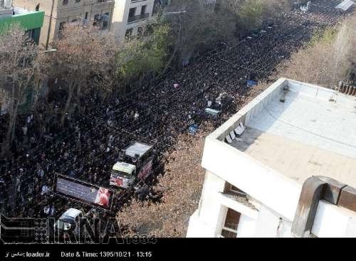 Ayətullah Rəfsəncani İmam Xomeyni (r.ə) məqbərəsində torpağa tapşırıldı (Foto)