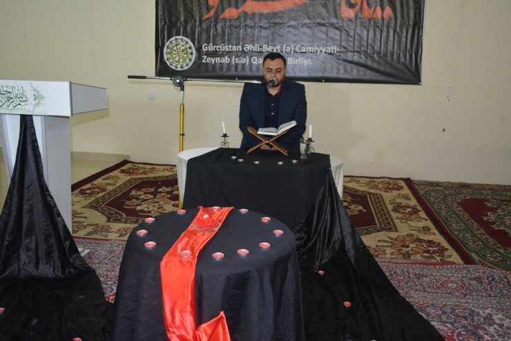 Əhli-beyt (ə) Kəriməsi Xanım Məsumənin (s.ə) şəhadət günü münasibəti ilə əza mərasimi keçirildi (Foto-Video)