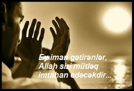 O kəslər ki, qarınları ilə imtahana çəkilərlər