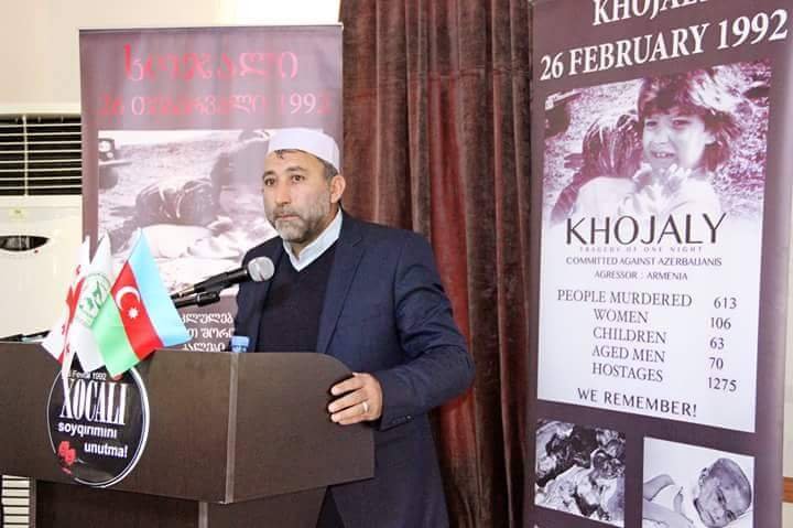 TBİLİSİDƏ XOCALI FACİƏSİ QURBANLARININ XATİRƏSİNƏ ANIM MƏRASİMİ...