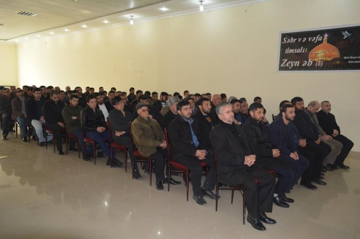 Fatimeyi-Zəhra (s.ə) aşiqləri əza libasına büründü (Foto-Video)