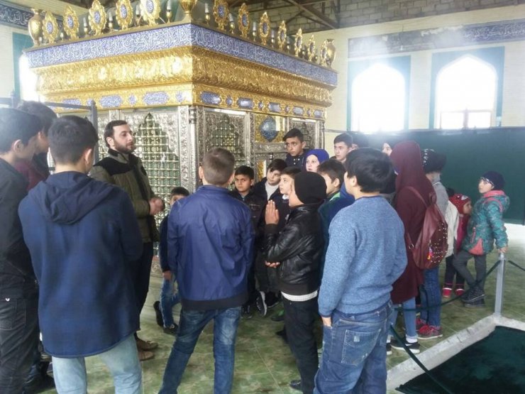Əhli-Beyt (ə) cəmiyyətinin tələbələri Seyidlər ziyarətgahını ziyarət etdilər (Foto)