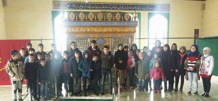 Əhli-Beyt (ə) cəmiyyətinin tələbələri Seyidlər ziyarətgahını ziyarət etdilər (Foto)
