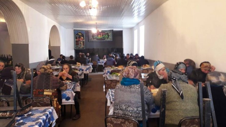 Dmanisidə Əhli-beyt (ə) aşiqləri hz. Xanım Zəhra (s.ə)-ya əza məclisi qurdular (Foto)