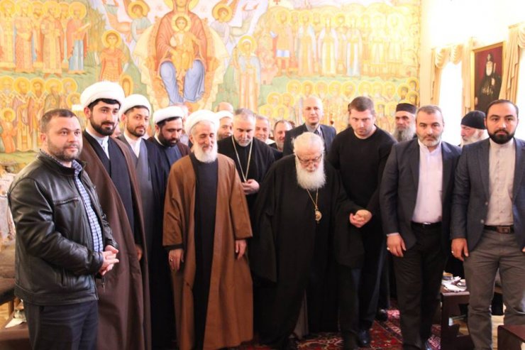 AYƏTULLAH KAZIM SİDDİQİ GÜRCÜSTAN PATRİARXI II İLYA İLƏ GÖRÜŞDÜ (FOTO)