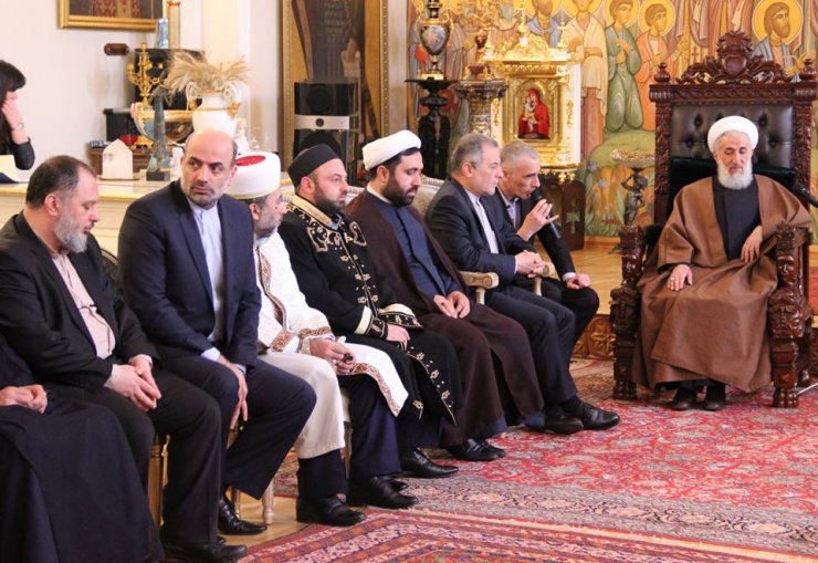 AYƏTULLAH KAZIM SİDDİQİ GÜRCÜSTAN PATRİARXI II İLYA İLƏ GÖRÜŞDÜ (FOTO)