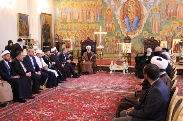 AYƏTULLAH KAZIM SİDDİQİ GÜRCÜSTAN PATRİARXI II İLYA İLƏ GÖRÜŞDÜ (FOTO)
