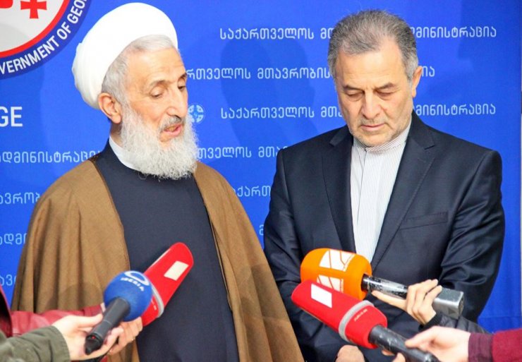 AYƏTULLAH KAZİM SİDDİQİNİN GÜRCÜSTAN SƏFƏRİ BAŞA ÇATIB (Foto)